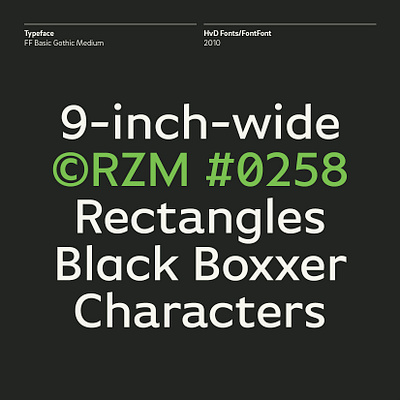 FF Basic Gothic brand branding clean design font fonts graphic hvd hvdfonts sans sans serif specimen type family typedesign typeface typo typography