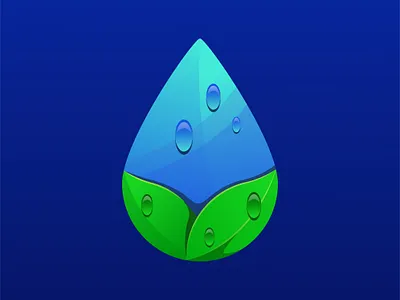 Leaf Water Drop logo adobe illustrator design designer logo logo design logodesign logodesigner logos new unique design unique logo unique logo design vector vectors