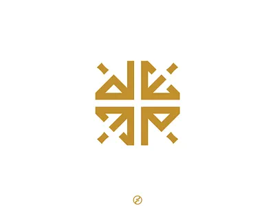 Darmawanta design geometic geometry gold graphic design initial logo logo design logomark monogram