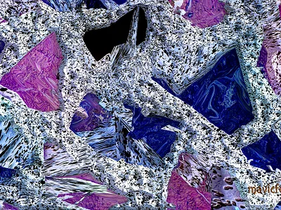 Cave of Colored Minerals abstract abstract art art background bright cave cold color colorful deep design digital art fantasy granite illustration mavicfe mineral nature photoshop stone