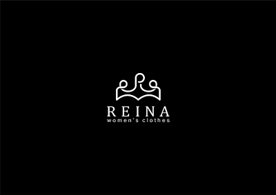 Reina logo logo design logodesign queen wear woman