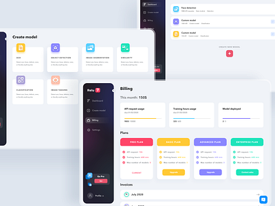 Dashboard for Machine Learning API branding clean dashboad dashboard design dashboard ui design illustration minimal typography ui ux web website