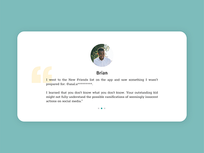 Testimonial design flat design flat illustration illustrator review reviews testimonial testimonials ui ux vector website website design