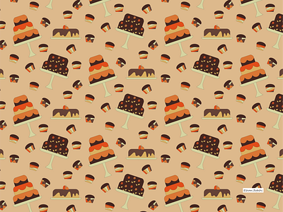 Cake Theme illustration pattern a day pattern art pattern design patterns print design surface design surface pattern textile design textile pattern