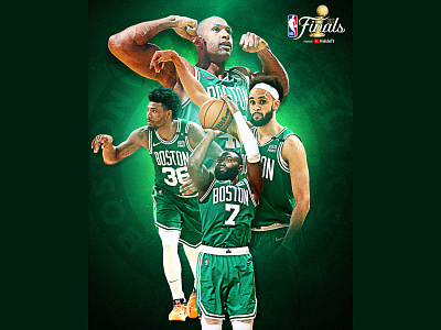 Celtics - Game 1 NBA Finals adobe photoshop basketball celtics creative design graphic design nba photoshop social social media sports design