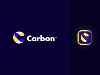 Carbon - Logo design blockchain logo brand identity branding branding design c c letter c logo colorful cryptocurrency fintech investment logo design multiply overlay technology token transparent
