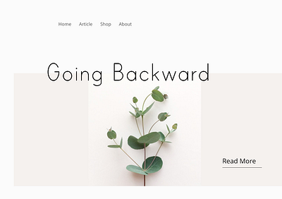 Clean - Single Page Plant Website ui web design agency webdesign website design