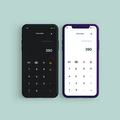 CALCULATOR app design ui