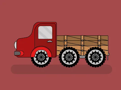 Toy Truck art childhood figma figmadesign memorable monster truck pickup pickup truck toy truck transport trucker trucks