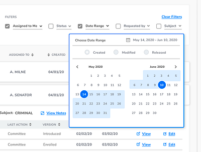 Dashboard Date Filter detail dashboard filter product website
