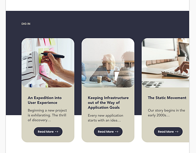 Homepage News Detail ui website