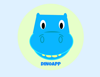 DinoApp Logo application branding dinoapp illustrator illustrator art illustrator design logo minimal mobile application logo svg vector