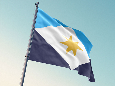 Salt Lake City Flag Mock-up (1 of 2) flag flag design graphic design vexillology
