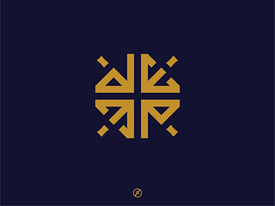 Darmawanta Endek Bali bali design endek geometric geometry gold graphic design initial logo logo design logogram monogram