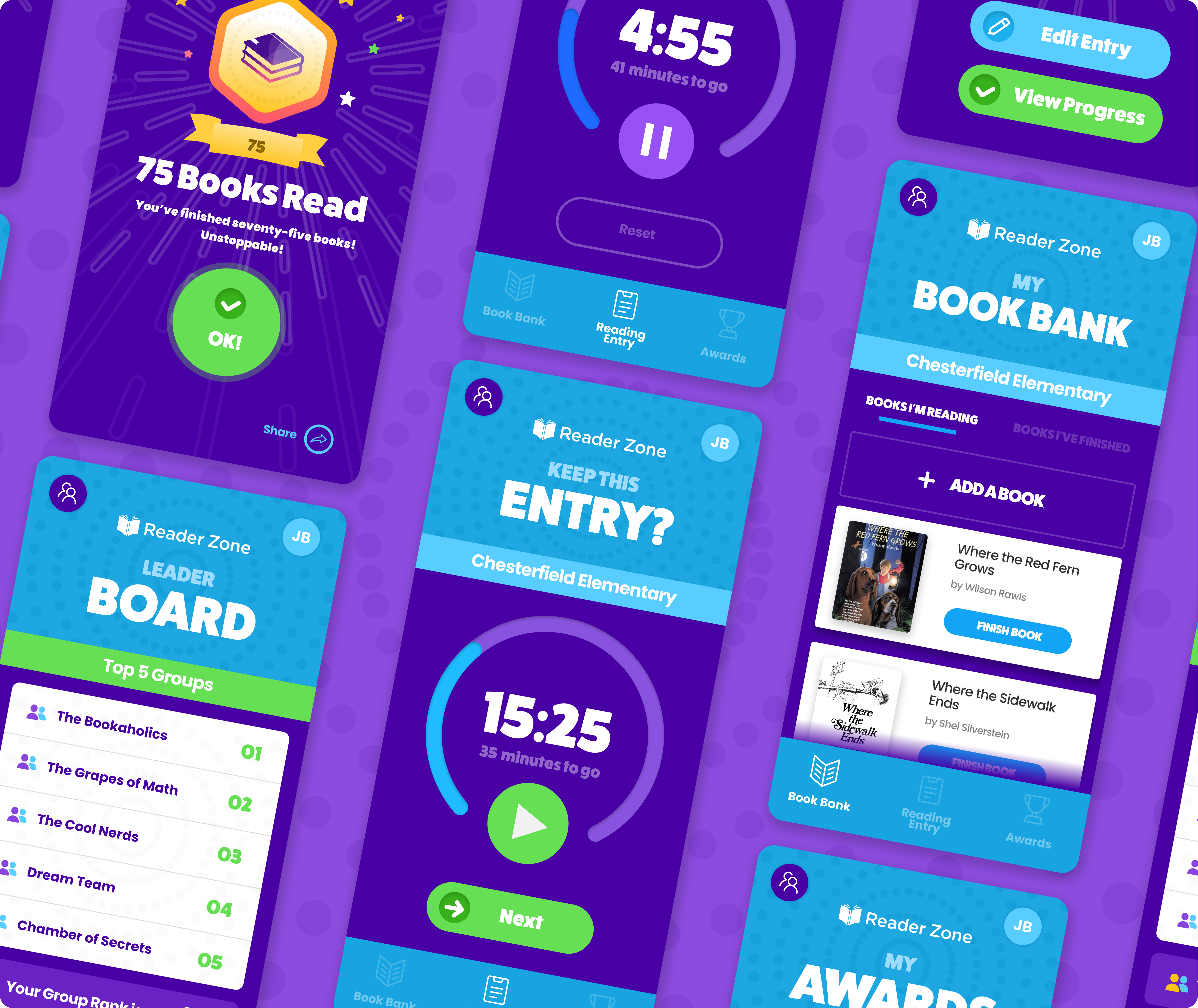Example of ReaderZone Mobile Application