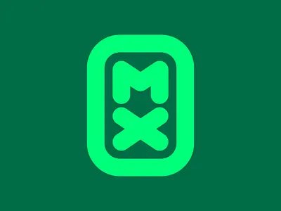 MX mark brand branding bubbly concept contest logitech logo logotype mark master mx playoff simple symbol thick lines type