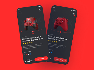 Concept Xbox App 🕹 360 app clean concept design ecommerce game ios mobile product rating shop simple ui visual xbox