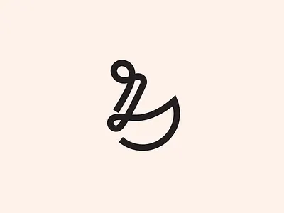 Swan Monoline abstract logo monoline monoline logo simple logo swan swan monoline