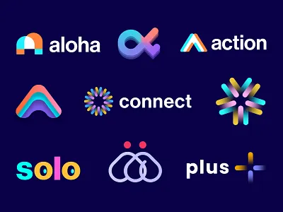 Logofolio Vol.01 best logos brand identity branding colors crypto logos graphicdesign identity logo logo collection logo designer logofolio logos logotype metaverse logo minimal modern