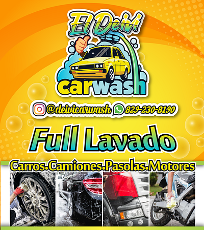 Deivi Car wash Logo - Sticker