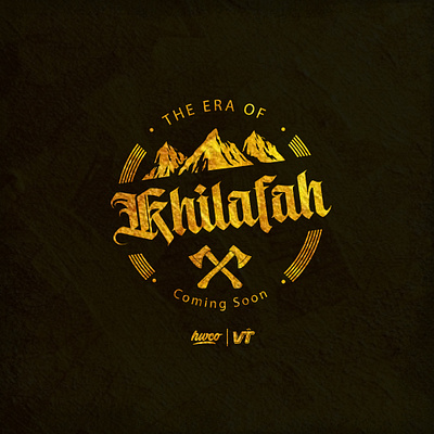 Khilafah Artwork islamicdesign logo logodesign muslim tshirtdesign typedesign vector vectorart