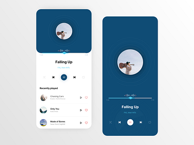 Music Melorhy Concept UI UX app app design application clean creative daily 100 challenge dailyui design minimal mobile app music music player ui uidesign uitrends uiux userinterface ux uxdesign uxdesigner