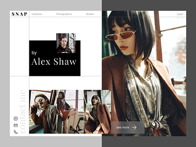 SNAP - Find your best photographers and models clothes fashion fashion brand indonesia designer models photography web web designer webdesign website design woman women