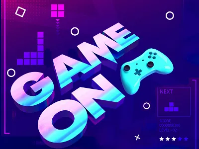 3D poster adobedimension design illustration photoshop videogames