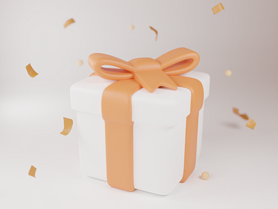 1 - Gift 3d 3dartist blender blender3d daily3d design gift icon illustration interface lowpoly lowpoly3d ui uidesign ux