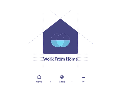 Work From Home logo design logo logodesign remote work