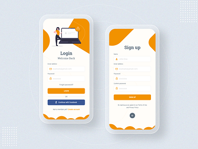 LOGIN / SIGNUP UI Design branding design log out login new trend sign in signup ui ui design ux