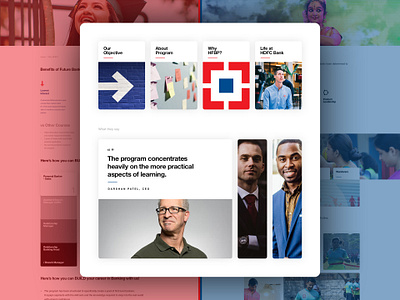 HDFC - HR Website homepage interface landing page typography ui web web design website