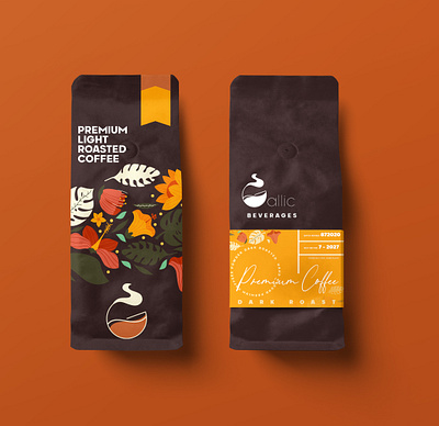 COFFEE LABELS advertising branding coffee coffee shop design editing illustration illustrator photoshop typography vector