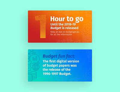 Australian Federal Budget - social media design graphic design illustration typography