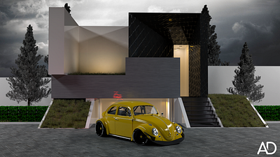 Modern House 3d art 3d artist 3d modeling 3dsmax architecture art automobile car cardesign coronarender design home house maya modern modern architecture photoshop realism realistic render