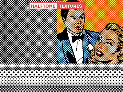 Free Halftone Texture Pack freebie halftone pattern photoshop pop art texture