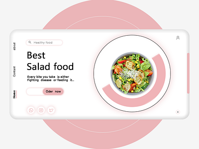 SALAD FOOD amazing icon app app icon flat logo logo designer photoshop ui ux vector web