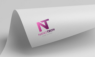 NANOTECH Logo brand business corporate logo letter logo nano nanotechnology nt letter nt logo tech logo technology