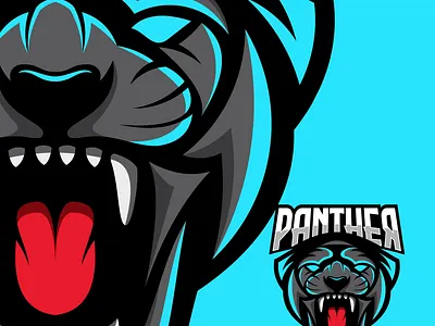 PANTHER LOGO animal brand esport illustration logo panther