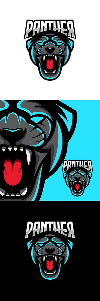 PANTHER LOGO animal brand esport illustration logo panther