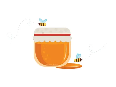 Honey adobe colorful colors design design art designer designs dribble dribbleartist graphic design illustration vector illustration