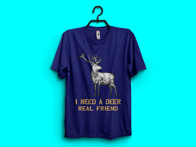 Animal T-shirt Design. animal animal art animal illustration animal logo animal lover animal tshirt design animals animals t shirts deer deer logo deer tshirt deer vector hunting t shirt hunting t shirt design t shirt lovers tshirt art tshirt design tshirt store tshirts typogaphy