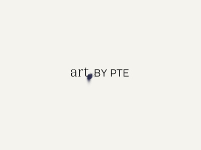 art by PTE art logo logotype paint stain