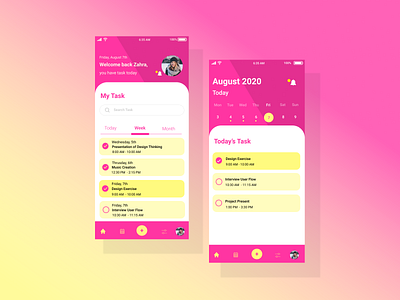 Task Manager App (Mobile App) basic design mobile mobile app task manager theme ui ui design user interface