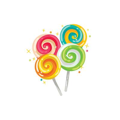 Candies adobe artwork colorful colors design design art dribble dribbleartist graphic design illustration