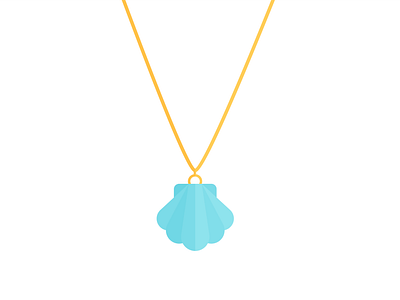 Day 244 - 366 Days of Illustration Challenge - MintSwift cord digital illustration flat design flat illustration flatdesign illustration illustrations illustrator jewel jewellery jewelry mintswift necklace sea seashell seashells shell string vector vector illustration