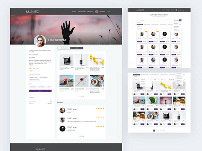 Munjez Website designer ui ux web website
