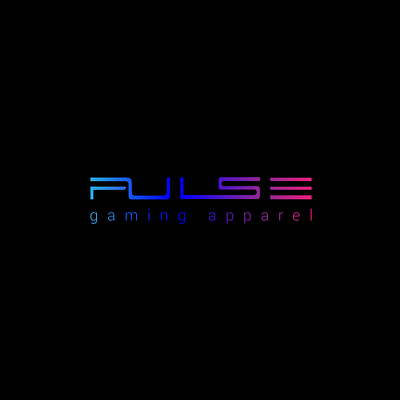 Pulse logo design apparel branding design game gradient illustration logo minimal modern vector