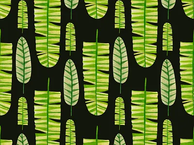 Tropical leaves seamless pattern design art design drawing flowers graphicdesign illustration leaves pattern pattern art pattern design patterns tropic tropical leaves