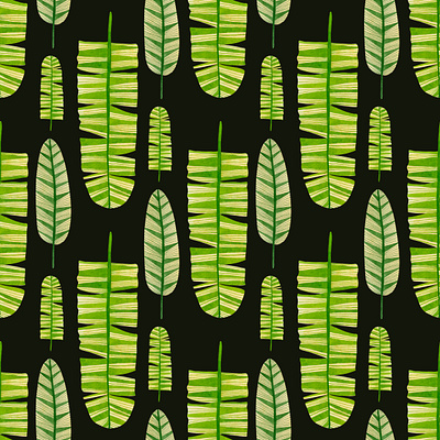 Tropical leaves seamless pattern design art design drawing flowers graphicdesign illustration leaves pattern pattern art pattern design patterns tropic tropical leaves